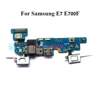 original usb charging port dock flex cable for samsung e7 e700f sm e700f charger plug board with home return sensor microphone