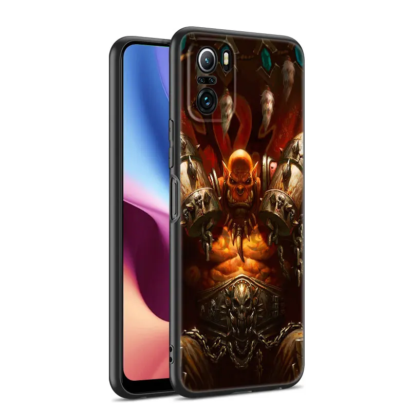 the world of warcraft phone case for xiaomi mi poco x3 nfc f3 gt m3 10t 11t 11x pro 11i a2 11 lite ne 5g civi soft black cover free global shipping