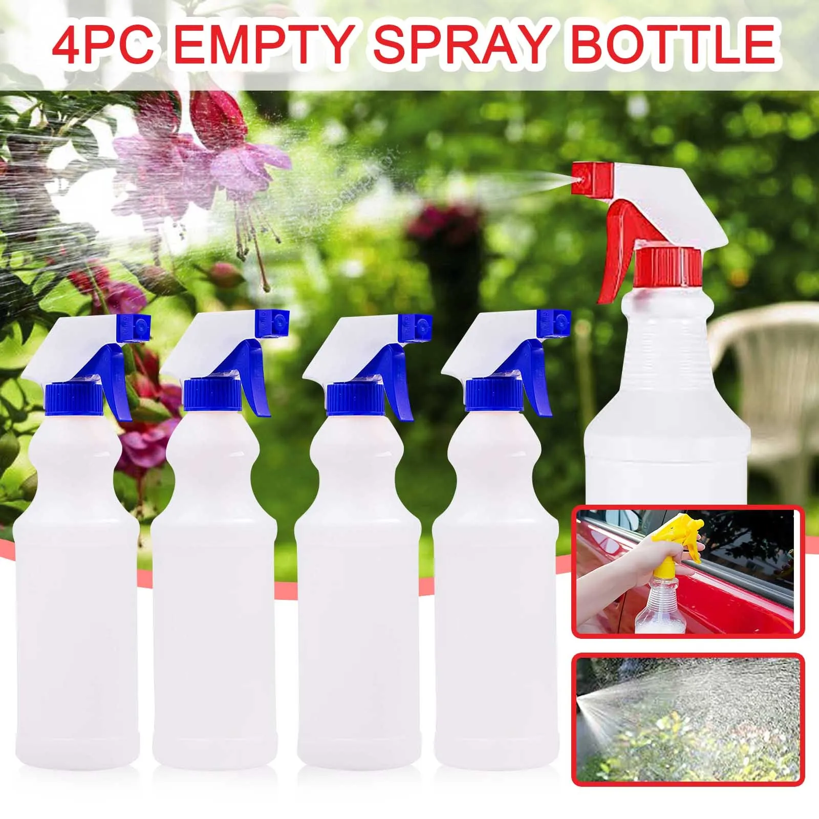 

4pcDisinfectant Spray Bottle White Gourd Spray Bottle Plastic Bottle 500mlBlue Spray bottle disinfectant white gourd spray bottl