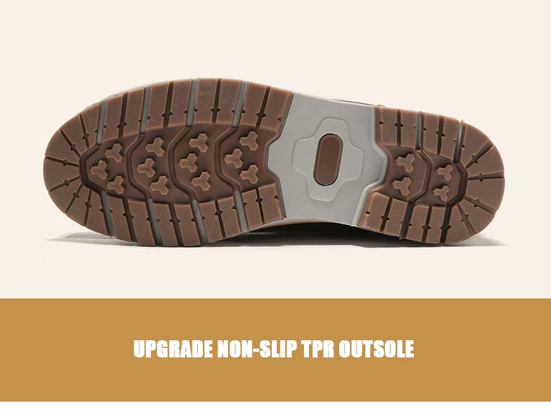 Men Boots Sneakers Snow Boots for Men Thick Plush Winter Shoes Men Waterproof Winter Work Boots Warm Shoes Plus Size 39-46