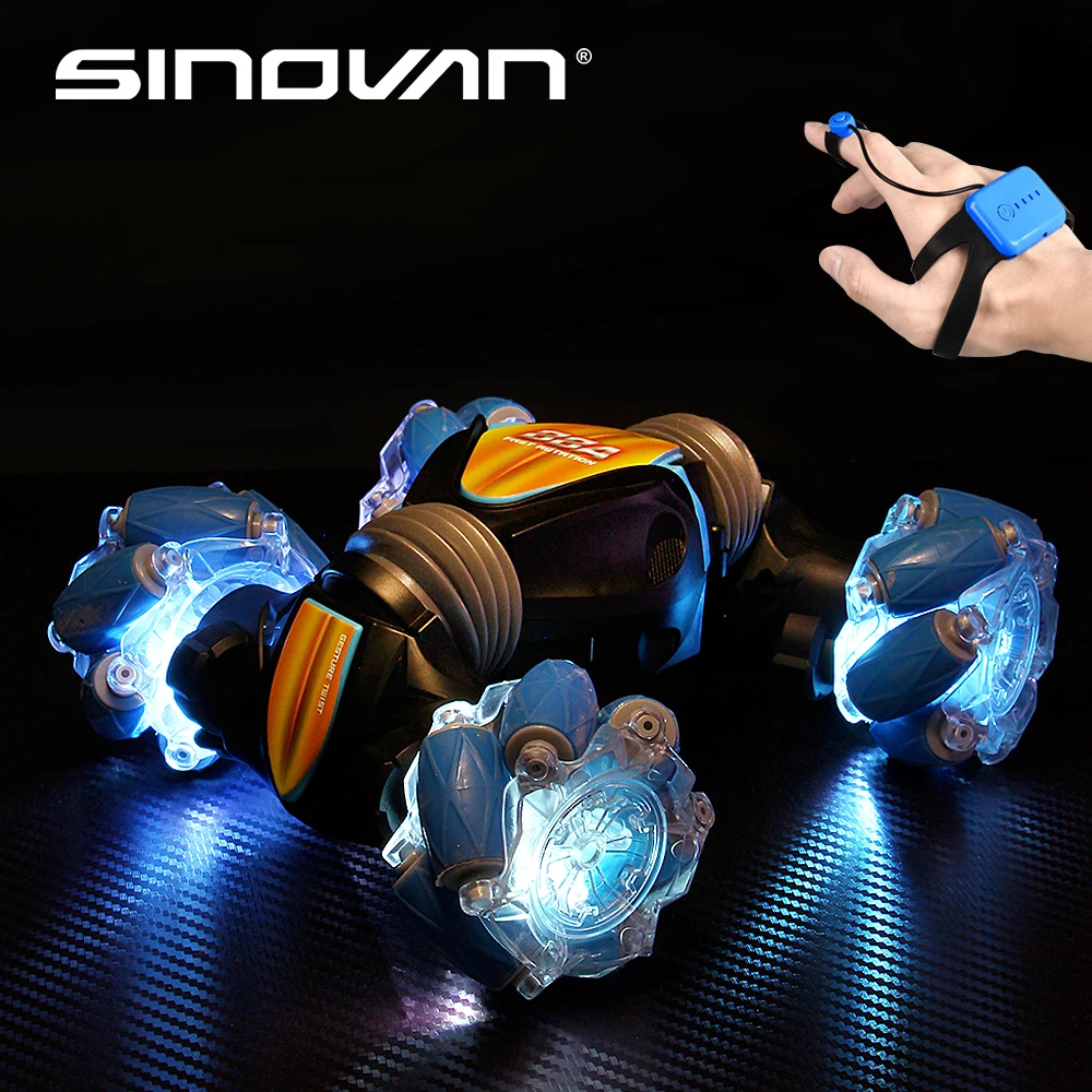 Sinova Stunt RC Car MINI 4WD 2 4G часы управление жестами индукционный пульт дистанционного