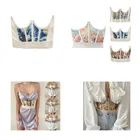 Женский винтажный корсет с принтом ангела, стильный пояс в виде короны, корсет с косточками на талии, бюстье, корсеты, эластичный тонкий пояс, Корректирующее белье