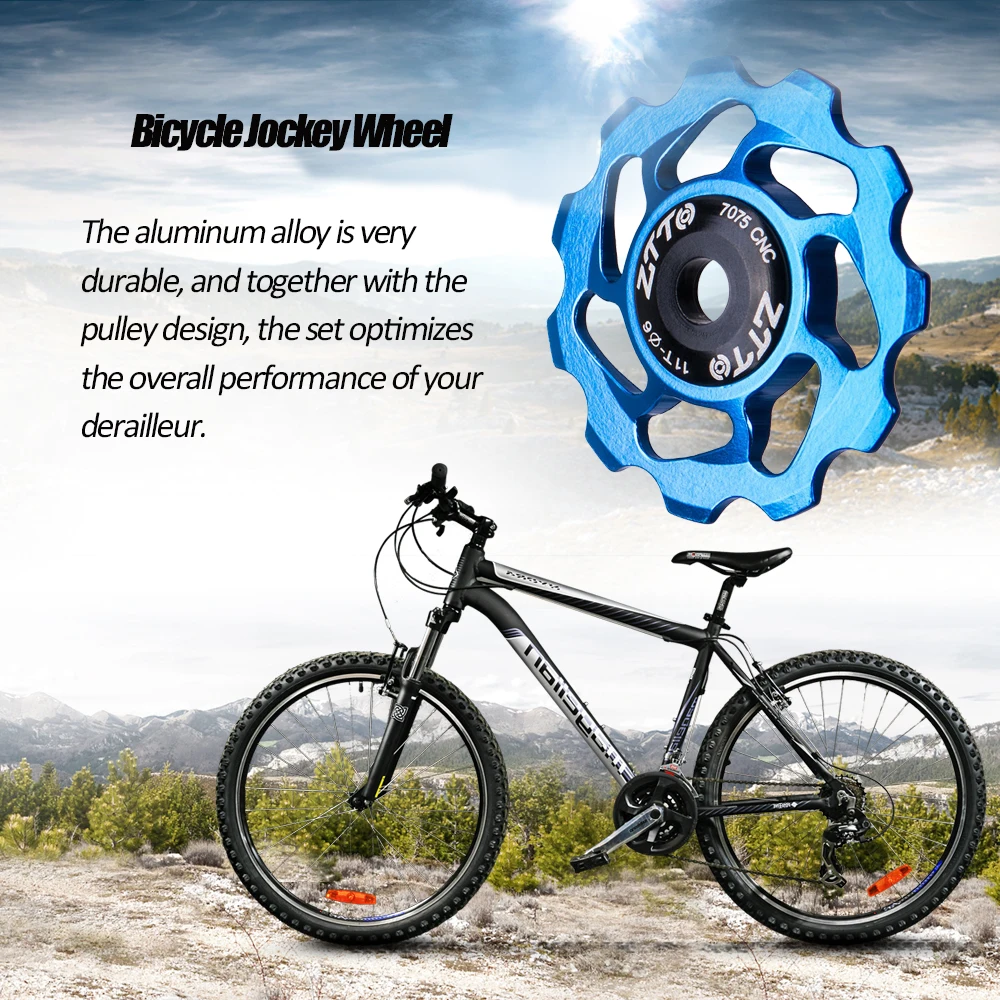 Горячая новинка ZTTO 11T MTB велосипедный задний переключатель Jockey колесный