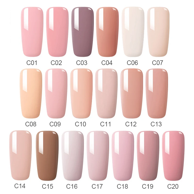 MD MAD DOLL 8 мл Гель лак УФ светодиодный для ногтей телесный Красный Серый Розовый