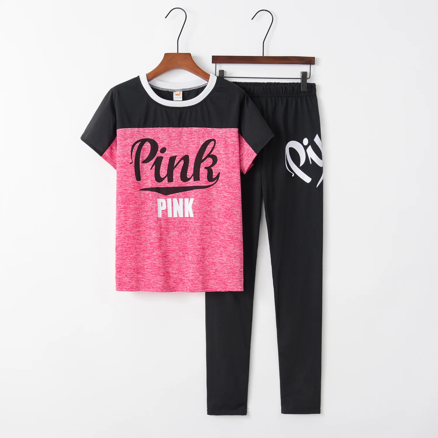 Новинка 2020 Модный женский костюм розового цвета с принтом хит продаж стильный