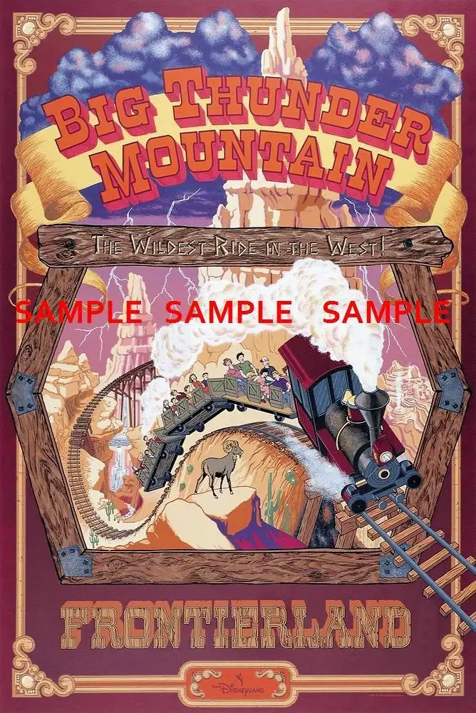 Наклейка на стену Большая Гора грома Шелковый плакат художественный светлый