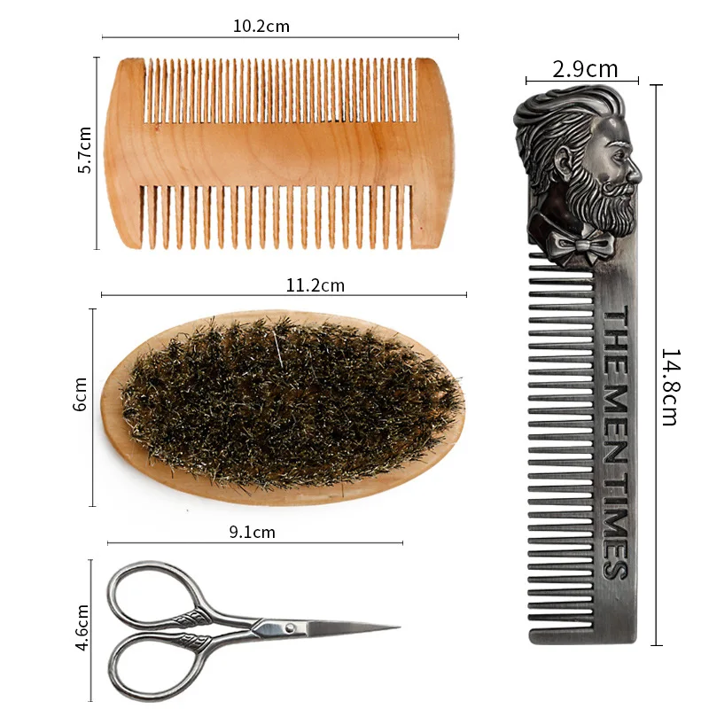 

Care Brush Shape Oil Professional Double Set Comb