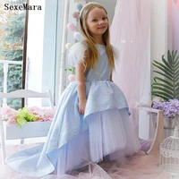 new baby girls dresses glitter kids clothing princess wedding party children wear 1 year birthday vestido infantil 6m 14y