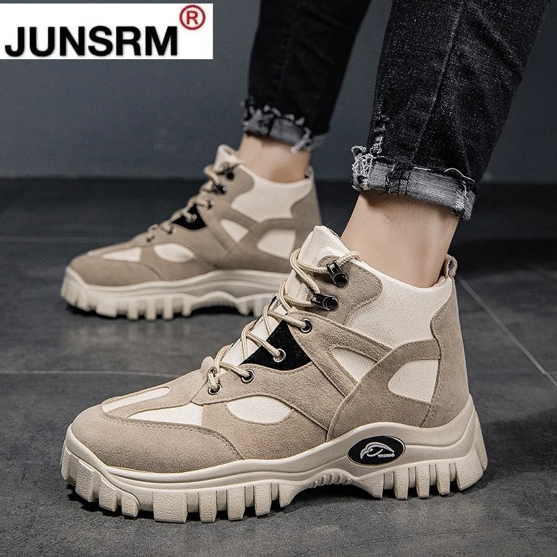 

Motorcycle Boots Brand Black Boots Men Leather Shoes Men Fashion Ankle Boots Men Casual Shoes Designer Shoes