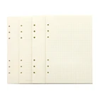 Сменные кольца для блокнота A5A6, 80 листов, 100 гм2, 6 отверстий