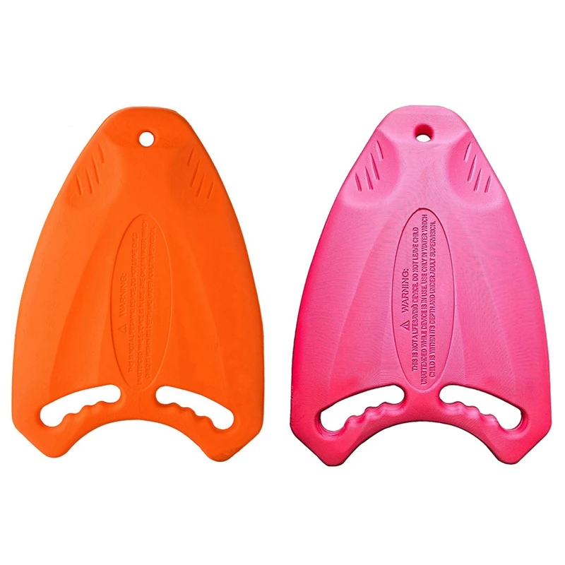 

2Pcs Swim Board EVA Back Float Kickboard Safe Training Aid Plate Surf Water for Adult Children Swim Pool,Orange & Pink