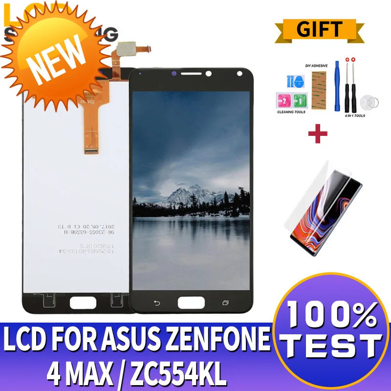 ЖК дисплей 5 дюйма для ASUS ZenFone 4 Max сенсорный экран в сборе с дигитайзером и рамкой