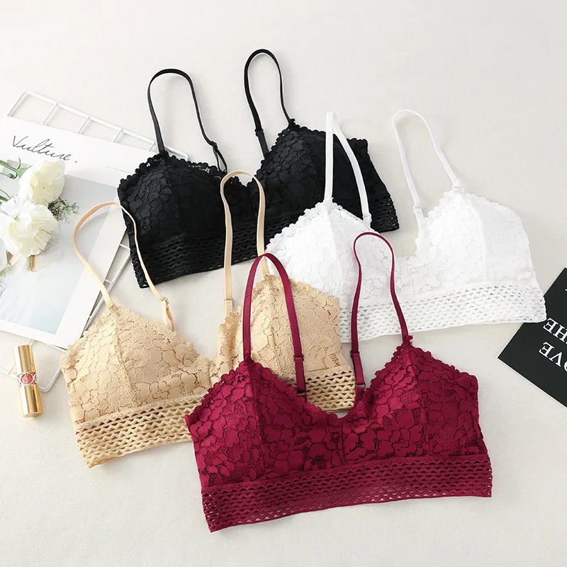 Кружевной бюстгальтер пуш ап женский с подкладкой сексуальное нижнее белье