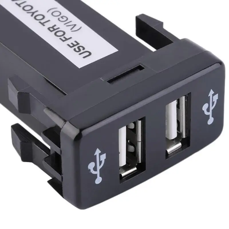 2.1A двойной USB разъем автомобильное зарядное устройство 2 порта гнездо для зарядки
