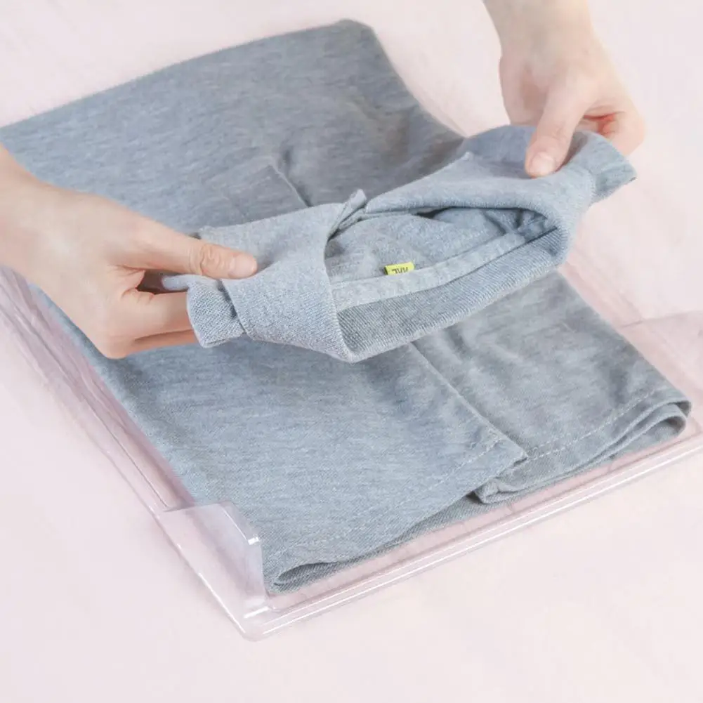 10 шт. быстрая одежда складывающаяся плата система Организации рубашка папка для