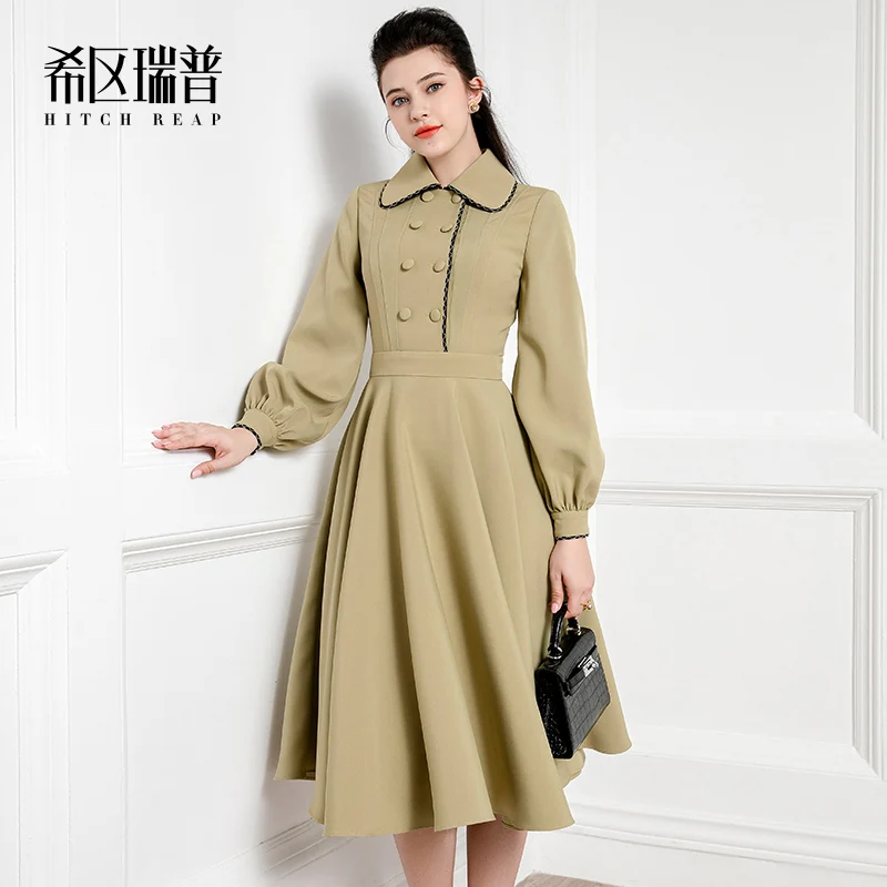 

High End Celebrity Dress Women's Autumn Dress The New French Baby Face In 2021