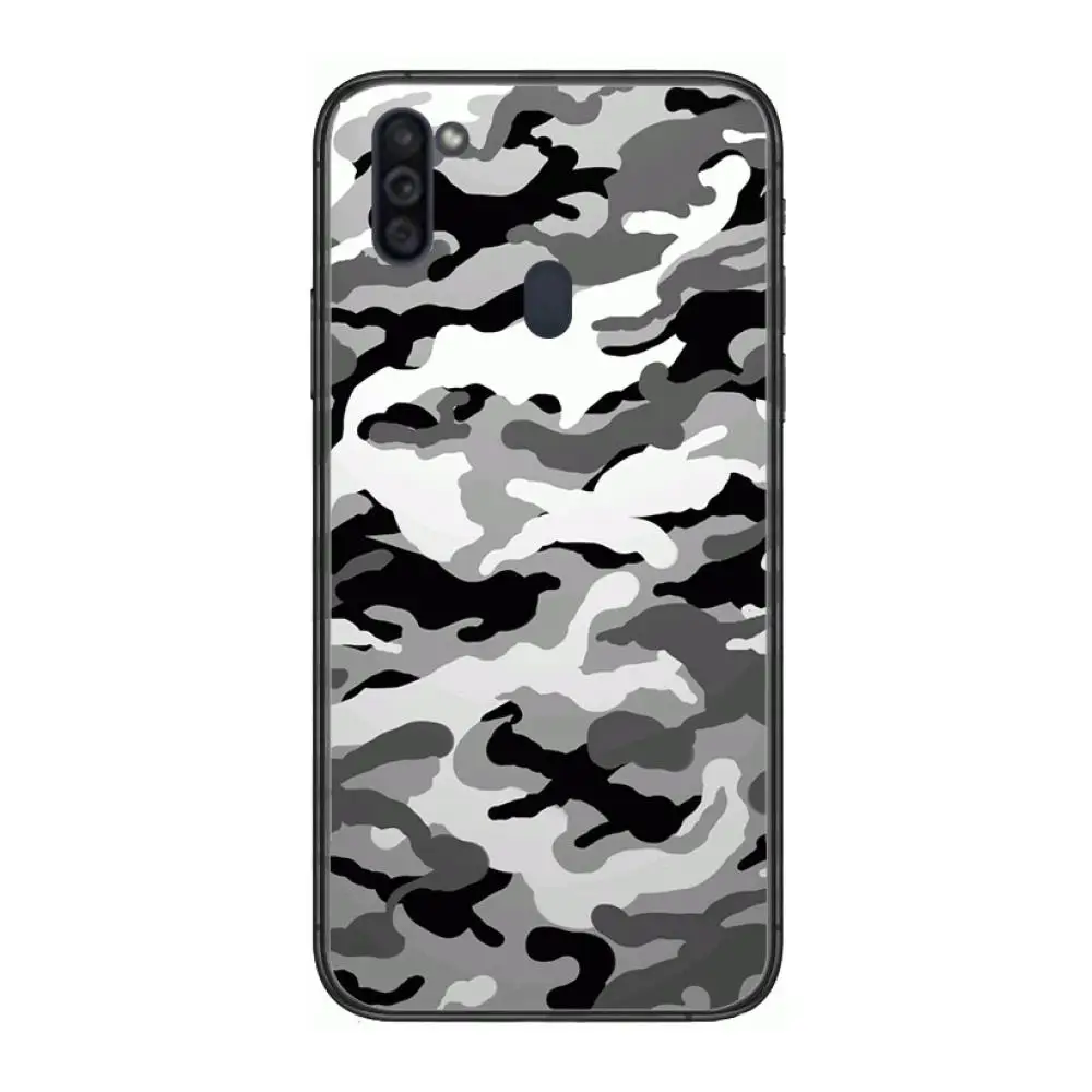 

Camouflage Pattern Case Mobile Phone Case Hull For Samsung Galaxy M 10 20 21 31 30 60S 31S Black Shell Art Cell Cover TPU
