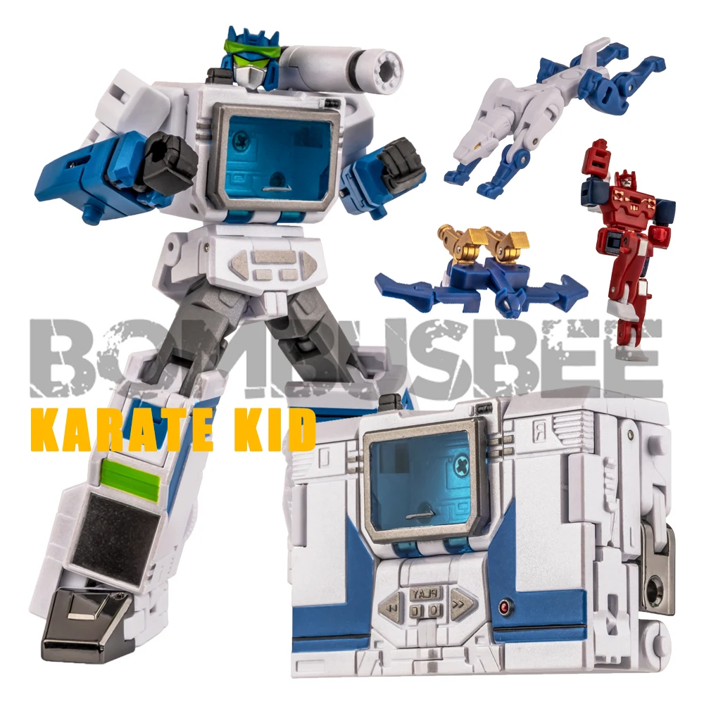 [В наличии] экшн Фигурки игрушки Newage H21W Karate Kid w/ 3 кассеты Soundwave белая версия