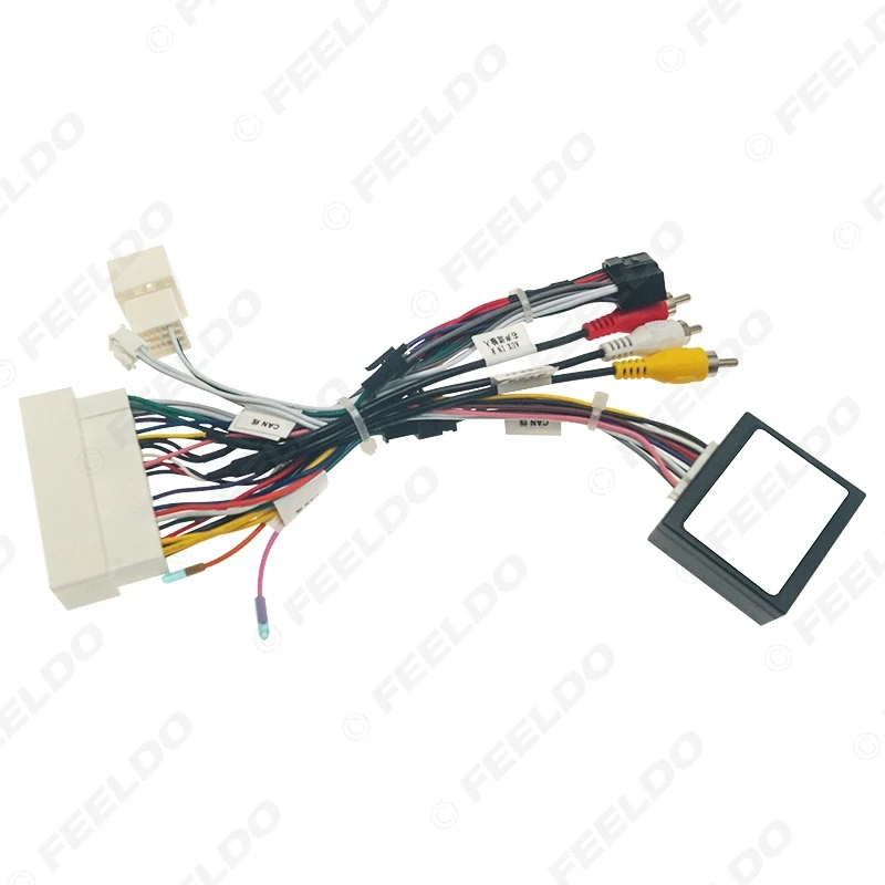 Автомобильный аудиоплеер FEELDO 16PIN DVD плеер адаптер питания с can шиной для Hyundai Encino