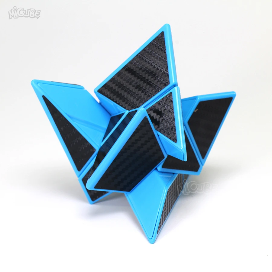 Lefun Ghost Pyramid Cube Ghostpyramid Magic Speed Puzzle Carbon Fiber Professional Educational Toys for Children Cubo Magico