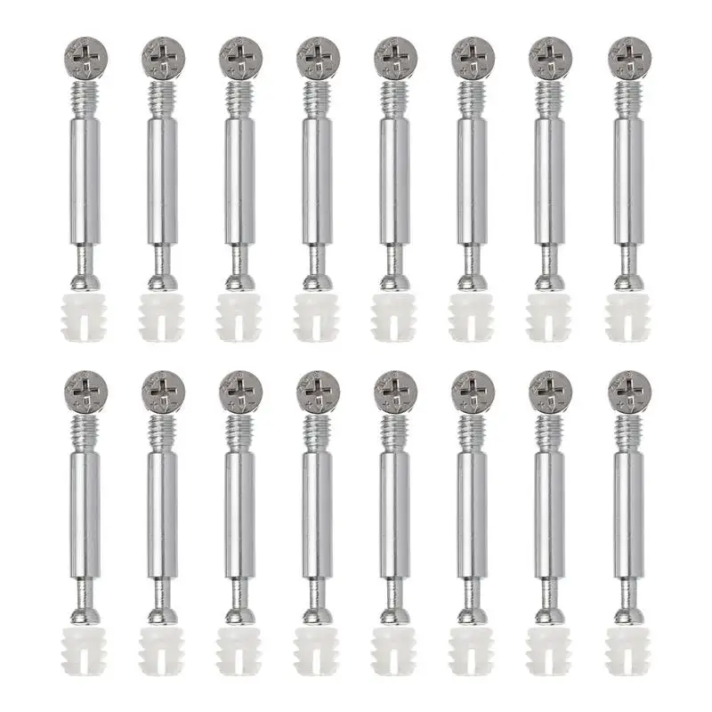 

50pcs Furniture Connecter Sturdy Prime Durable Fastener Connecter Bolts for Furniture