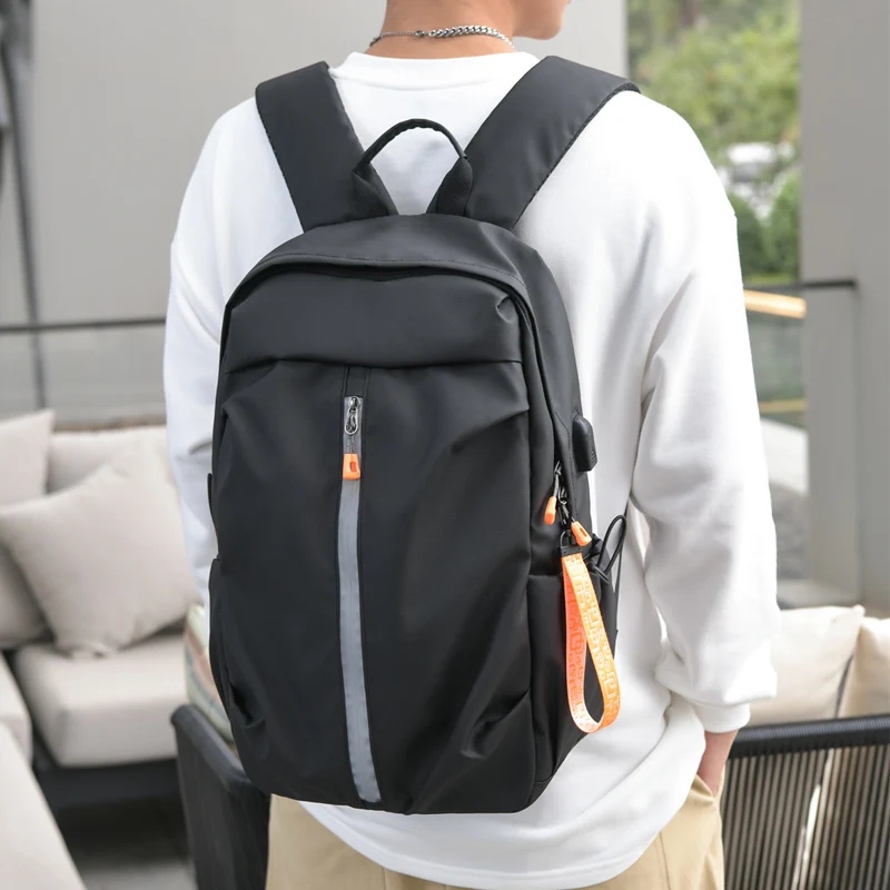 

Lovers Backpack Solid Color Casual Fashion Wild Youth High School College Student School Bag New Travel Bag