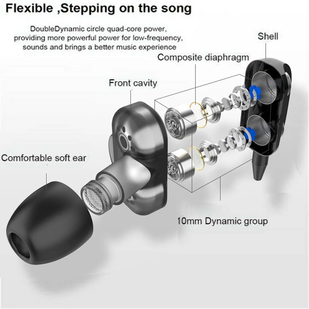 Спортивные Hi-Fi стереонаушники-вкладыши с супербасами 3 5 мм наушники-вкладыши