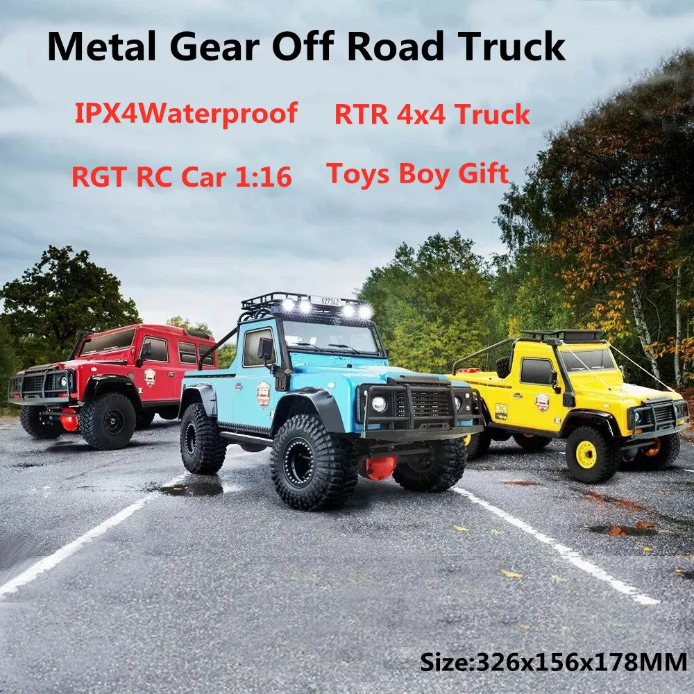 RGT 2 4 Ghz Rc автомобиль 1:16 4WD электронные игрушки 20 км/ч сцепление противоскользящие