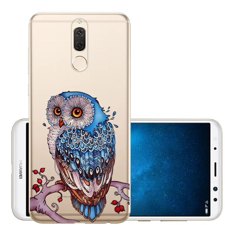 CROWNPRO Мягкий ТПУ для 5," huawei mate 10 Lite чехол-накладка для задней панели телефона Nova 2i/Maimang 6/mate 10 Lite чехол s