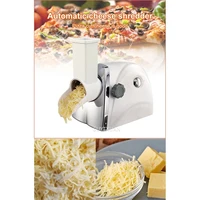 cheese slicer electric commercial automatic shredder mozzarella shredded cheese grater household cheese slices