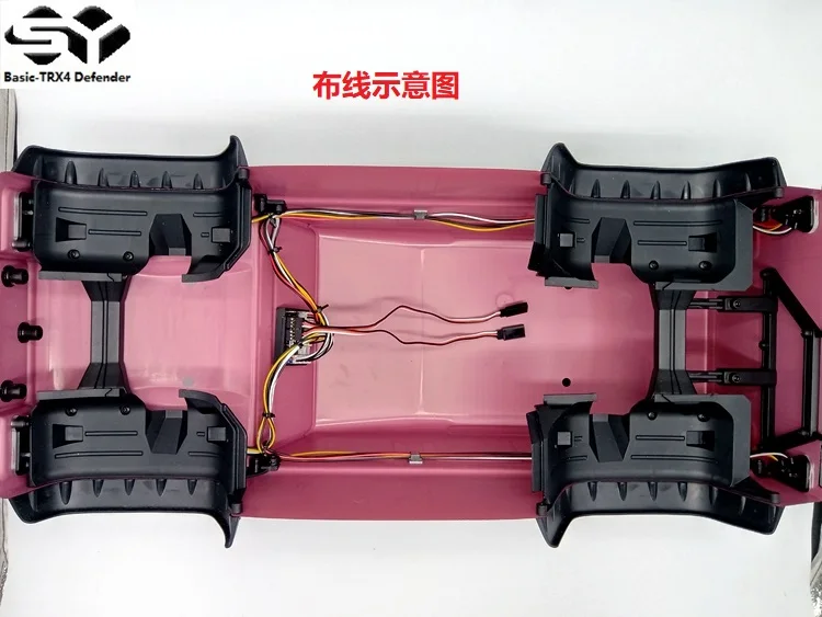 OneLine-TRX4 RC автомобиль светодиодный светильник комплект для Traxxasrc TRX-4 водонепроницаемый