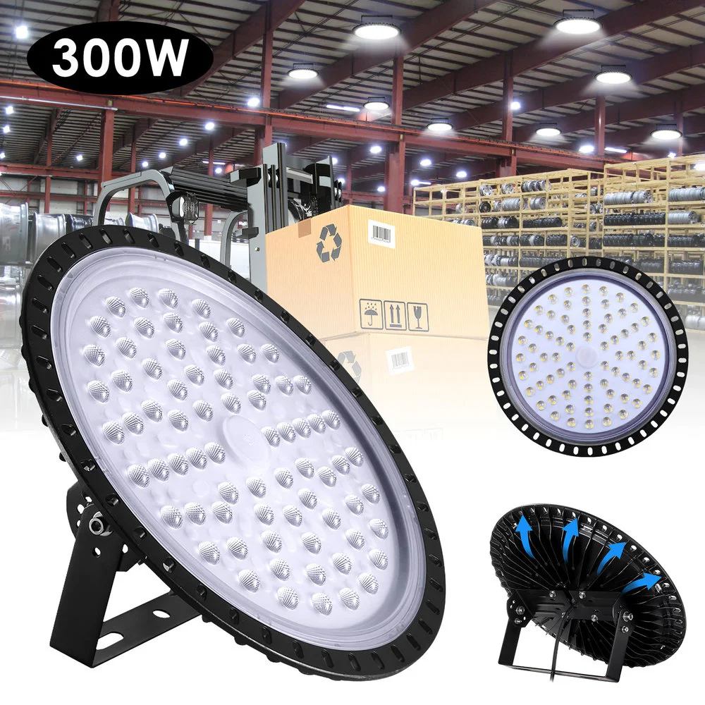 300W 110V НЛО светодиодный подвесной светильник типа High Bay Светильник Склад