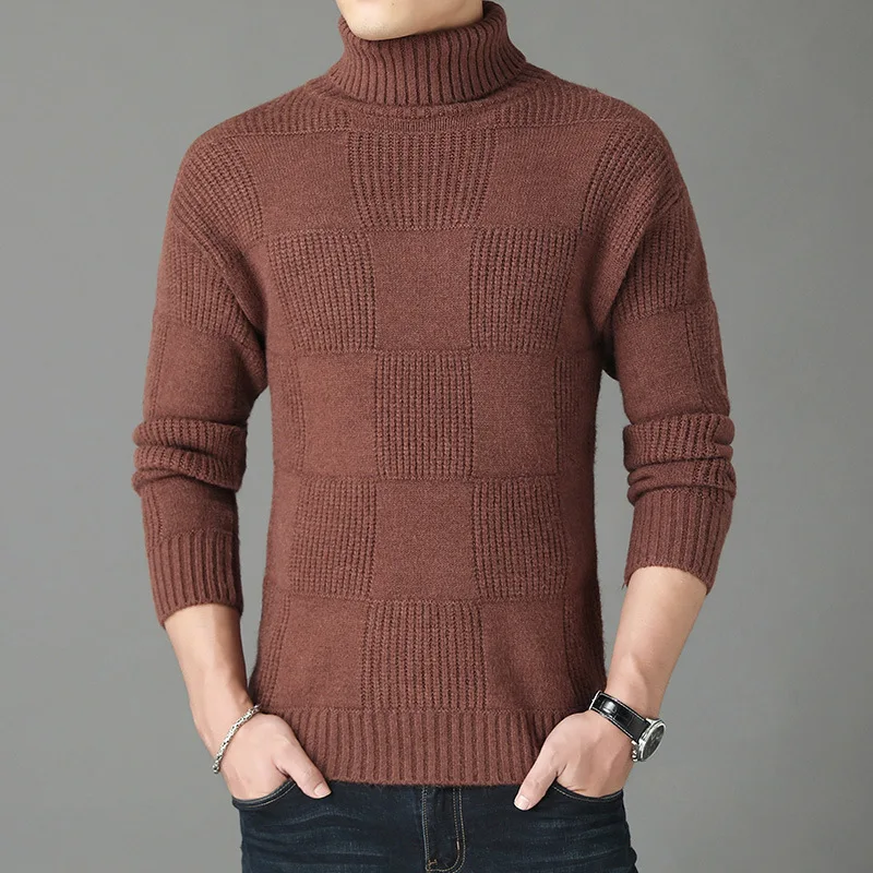 2021 Мужской осенне зимний новый стиль с длинными рукавами Модный повседневный