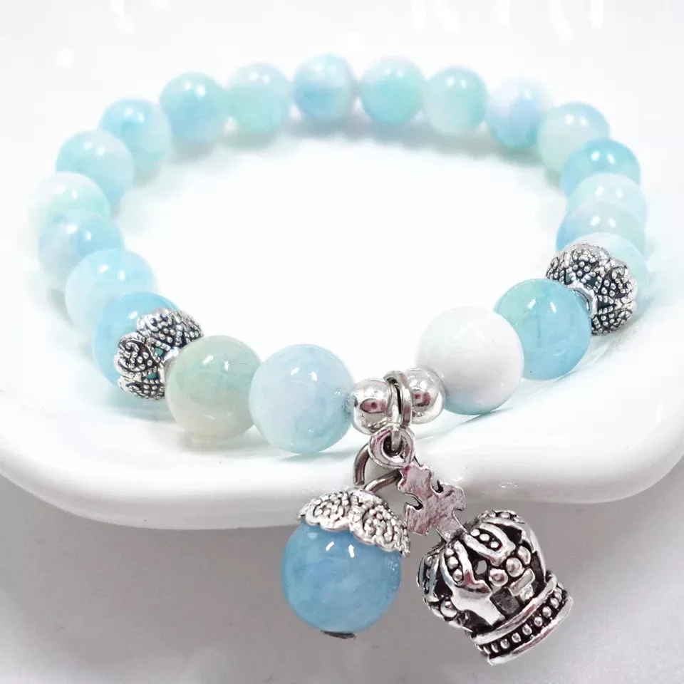 Романтические винтажные браслеты для женщин с подвеской в виде короны