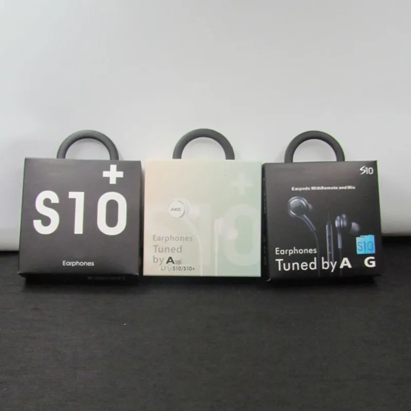 Наушники S10 с пультом дистанционного управления и микрофоном для Samsung S10E Plus s8 s9 note