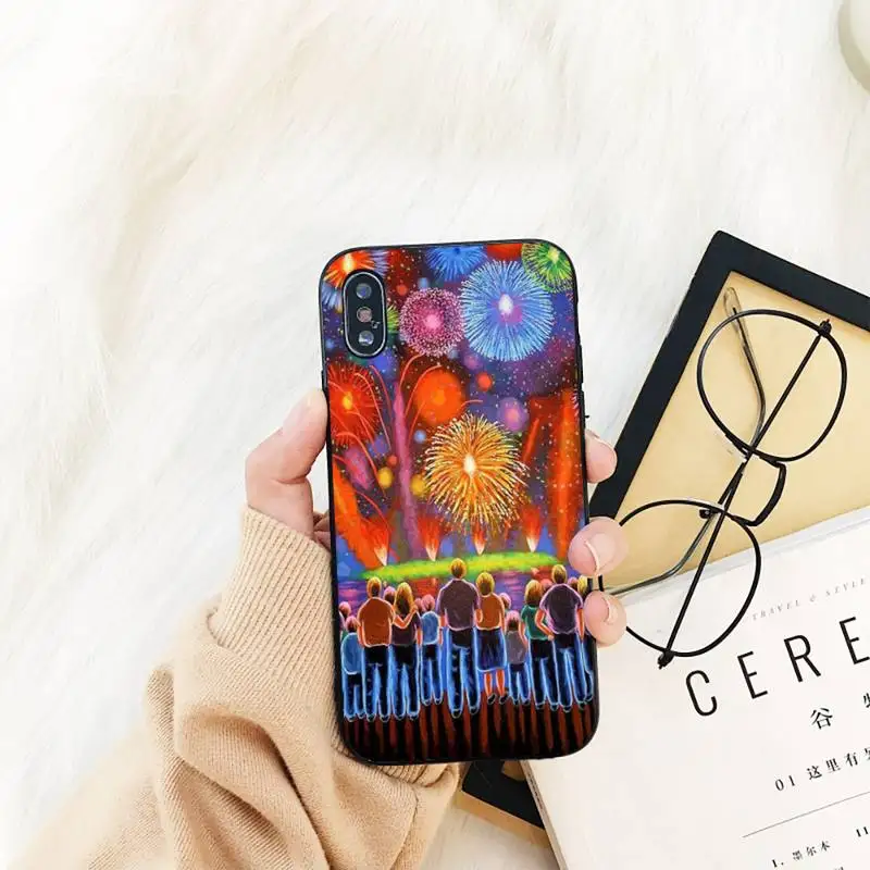 

Beautiful fireworks Phone Case For iPhone 11 8 7 6 6S Plus X XS MAX 5 5S se 2020 11 12pro max iphone xr case
