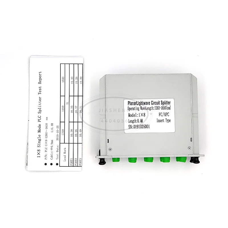 FC APC PLC 1X8 splitter Fiber Optical Box FTTH Splitter box with Planar waveguide type | Мобильные телефоны и аксессуары