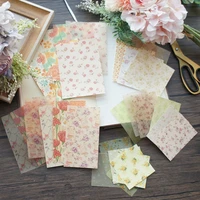 mix size 30pcs orange tropical plant flower cloth design paper as creative craft paper background scrapbooking diy use
