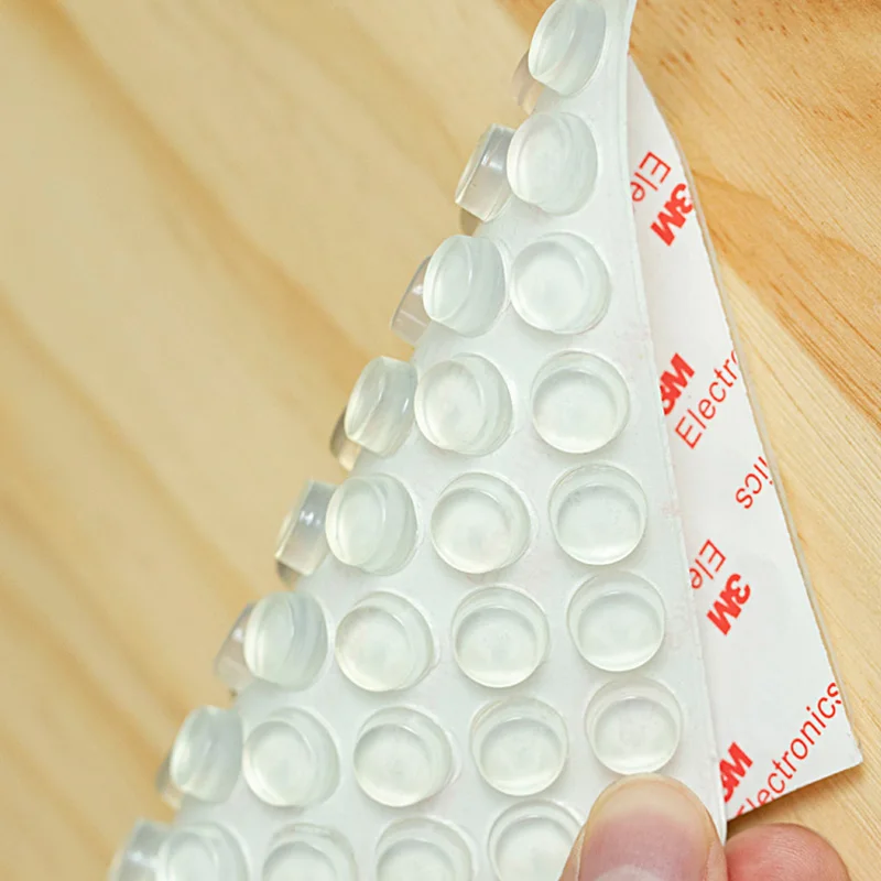 Прозрачная резиновая самоклеящаяся Буфер Заслонки (мебельная столица Кухня