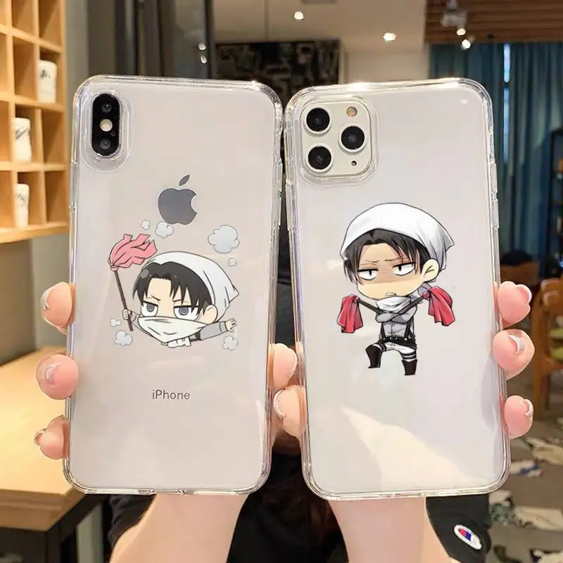

Attack on Titan Aot levi Japanese anime Phone Case For iPhone 12 Mini 11 Pro XS Max X XR 7 8 Plus