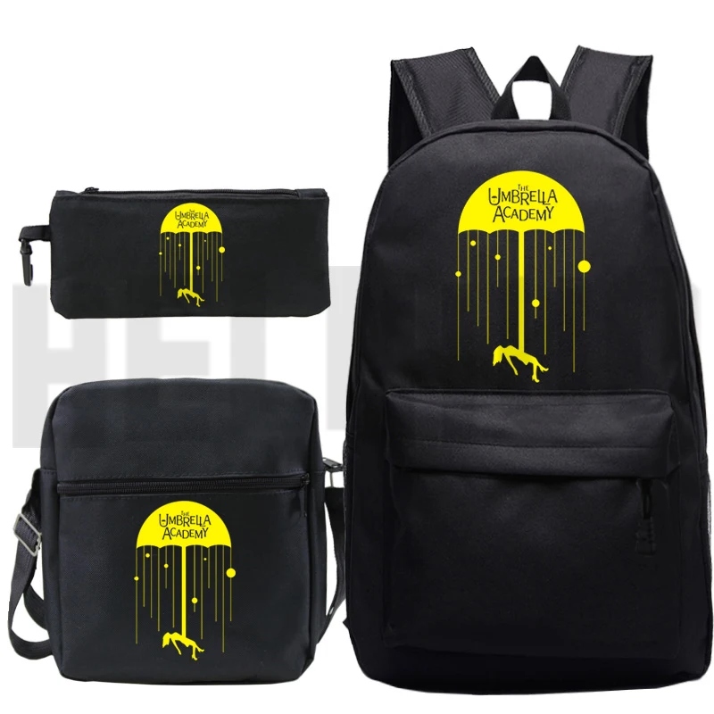 

Мужской рюкзак на молнии с принтом «Зонт»