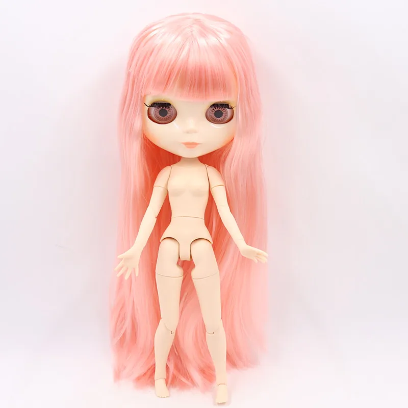 Nude doll ICY Blyth кукла Обнаженная тела 30 см игрушки BJD белое блестящее лицо с дополнительными руками AB и Лицевая панель 1/6 DIY модные куклы подарок для девочки - Цвет: Nude doll