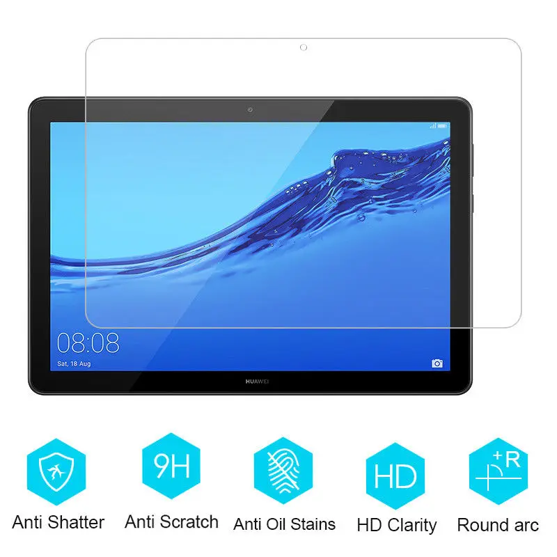 Закаленное стекло для планшетов Huawei Mediapad T5 10 1 дюйма Защитное Защитная пленка L09 L03