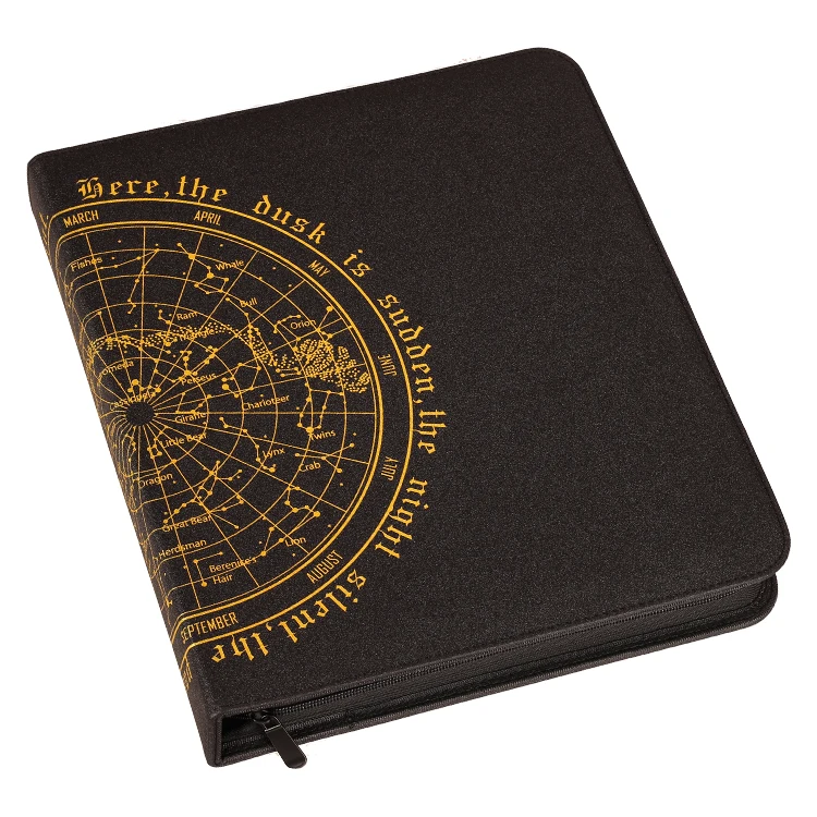 Застежка-молния полностью закрытый набор карт со звездами книга альбом