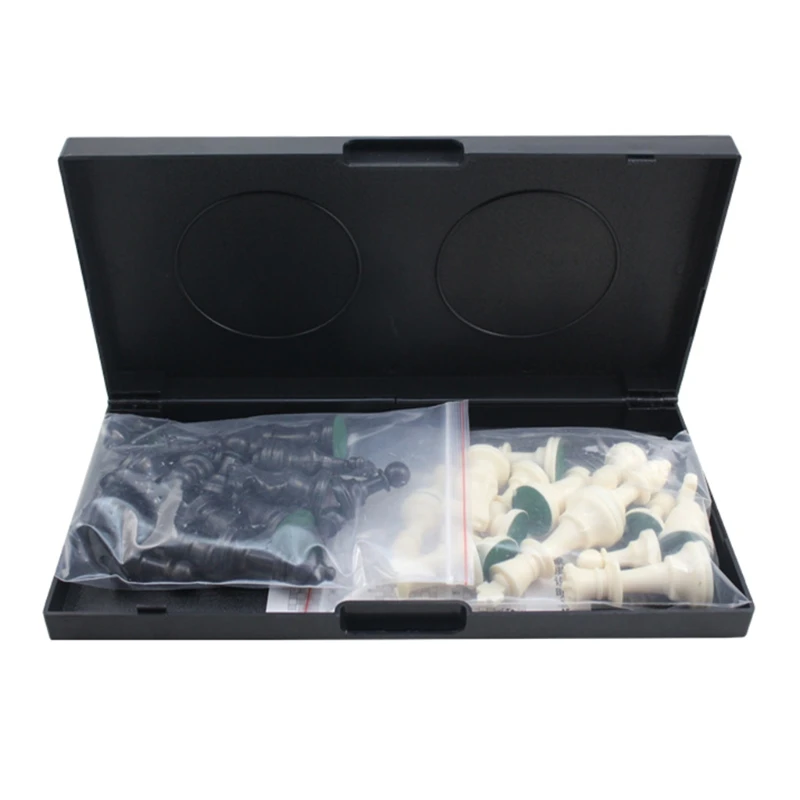 

Magnetic Travel Chess Set for Kids and Adults,Chess Pioneer b-9 Super Large Chess Suit Folding Portable Checkers