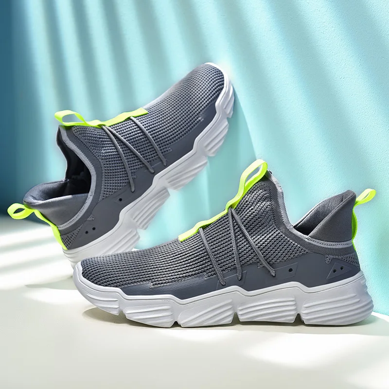 

Новинка, легкие амортизирующие кроссовки для тренировок, спорта на открытом воздухе, мужские удобные кроссовки для бега и ходьбы