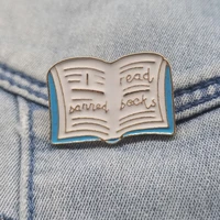 enamel pin custom book brooch lapel pins backpack bag cute badge jewelry gifts for kidswomenfriends brooches