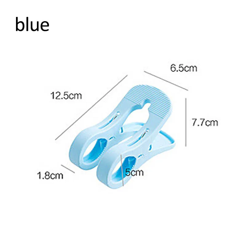 

Laundry Clips Windproof Clamp Powerful Clothespin Portable Plastic Cotton Quilt Clothing Clip 1Pcs Large