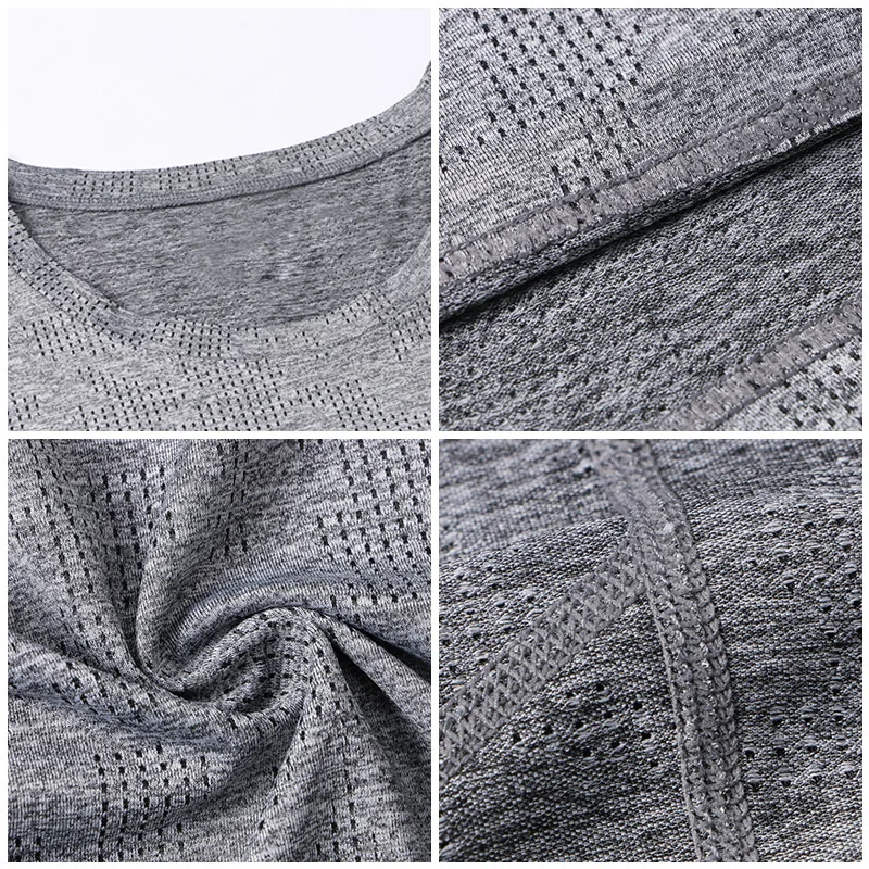 Новинка Спортивная Мужская футболка для фитнеса бега футболки с длинным рукавом