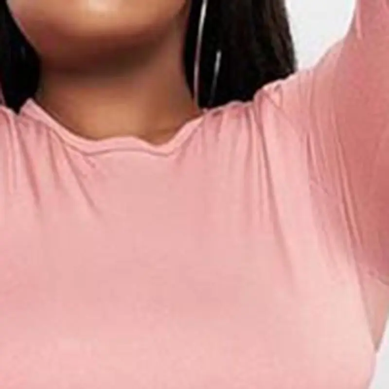 Summer Autumn Dress Women 2019 Sexy Pink Long Slim Elastic Bodycon Dresses Elegant Pleated Club Party Plus Size 3XL 4XL | Женская одежда